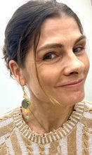 Load image into Gallery viewer, Whimsical Palm Citrine Earrings