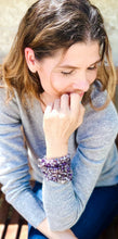 Load image into Gallery viewer, "Em-Power" Bracelet-Purple Amethyst Double Wrap Bracelet