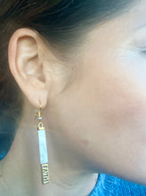 Load image into Gallery viewer, Inspiration Stone Bars With Gold- White Magnesite-FAITH