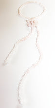 Load image into Gallery viewer, Creates "Living, Playing, Expressing"- Pink Rose Quartz Lariat