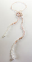 Load image into Gallery viewer, Creates "Living, Playing, Expressing"- Pink Rose Quartz Lariat