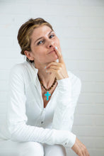 Load image into Gallery viewer, Unlock Your Potential Collection-Turquoise & Yellow Tiger Eye Necklace