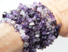 Load image into Gallery viewer, "Em-Power" Bracelet-Purple Amethyst Double Wrap Bracelet
