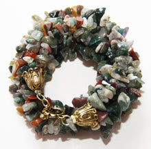 Load image into Gallery viewer, Power Bracelet-Green Fancy Jasper Double Wrap Bracelet