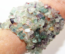 Load image into Gallery viewer, 5x Strands of Flourite Double Wrap Bracelet.