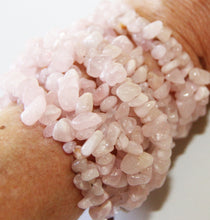 Load image into Gallery viewer, Power Bracelet-Pink Rose Quartz Double Wrap Bracelet