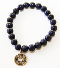 Load image into Gallery viewer, Dark Blue Lapis Single Prosperity Bracelet