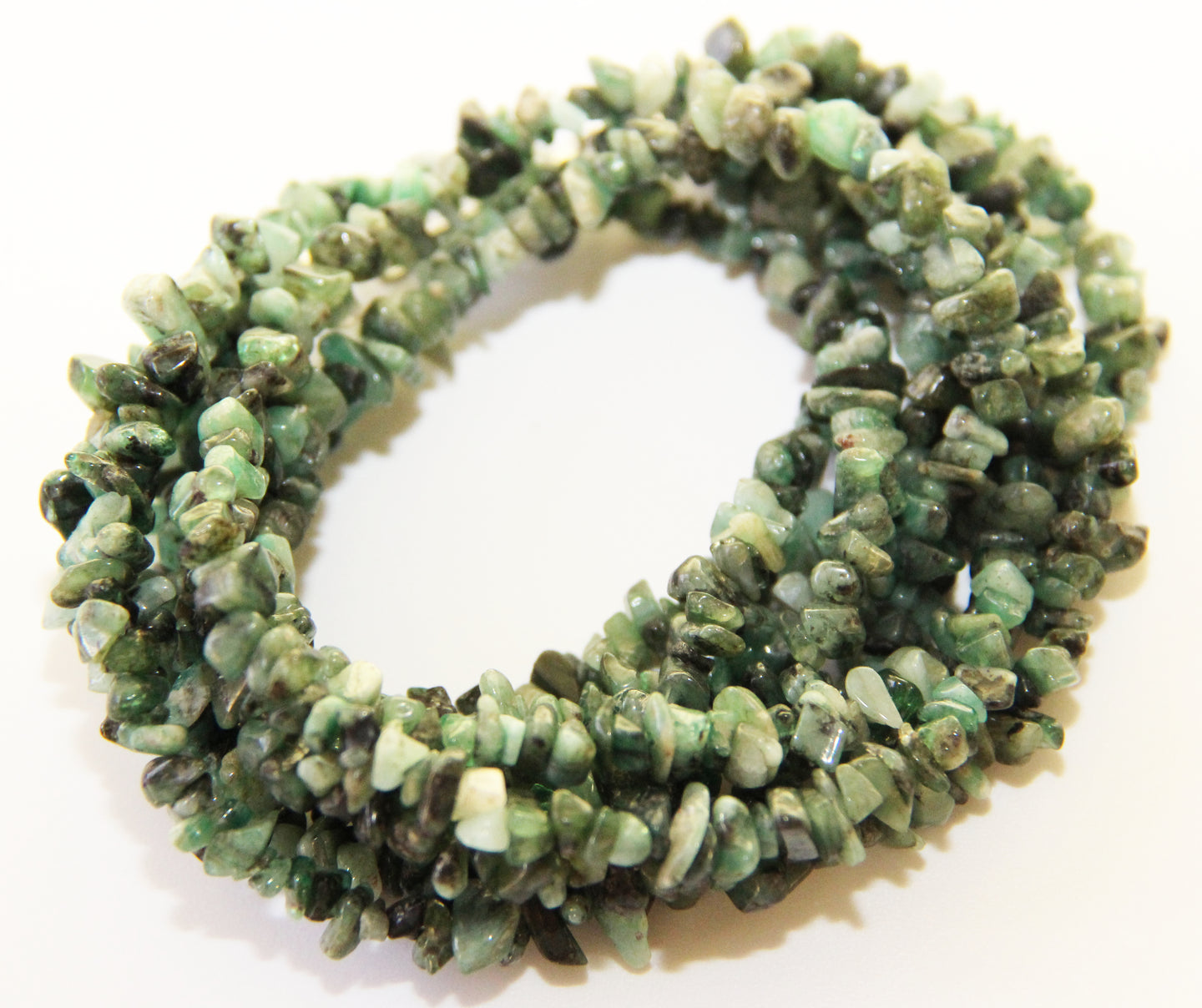 Emerald Stones Power Double Wrap Bracelet