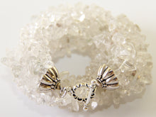 Load image into Gallery viewer, 5x Double Wrap Strands of Pure Clear Quartz Crystals Stones Power Bracelet