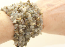 Load image into Gallery viewer, 5x Strands of Labradorite Double Wrap Bracelet