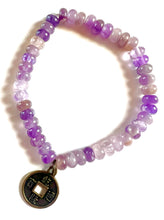 Load image into Gallery viewer, Amethyst Single Prosperity Bracelet
