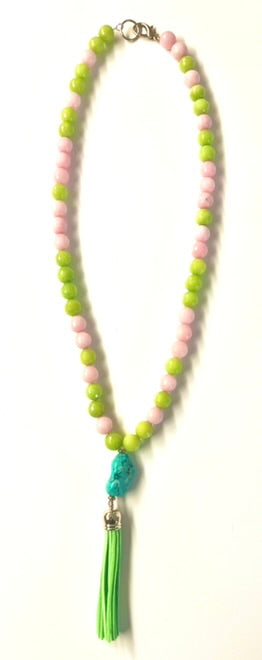 EYE CANDY- Pink & Lime Green