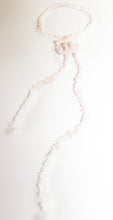 Load image into Gallery viewer, Creates &quot;Living, Playing, Expressing&quot;- Pink Rose Quartz Lariat
