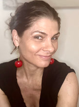 Load image into Gallery viewer, Bing Red Cherries Earrings
