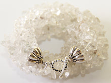 Load image into Gallery viewer, 5x Double Wrap Strands of Pure Clear Quartz Crystals Stones Power Bracelet
